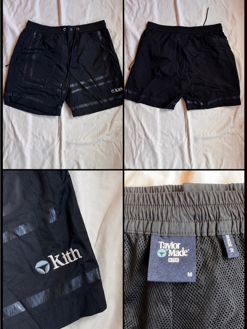 Kith x Taylormade Men’s Black Golf Shorts